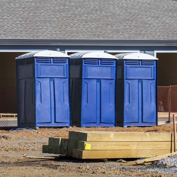 what is the maximum capacity for a single porta potty in Iago TX